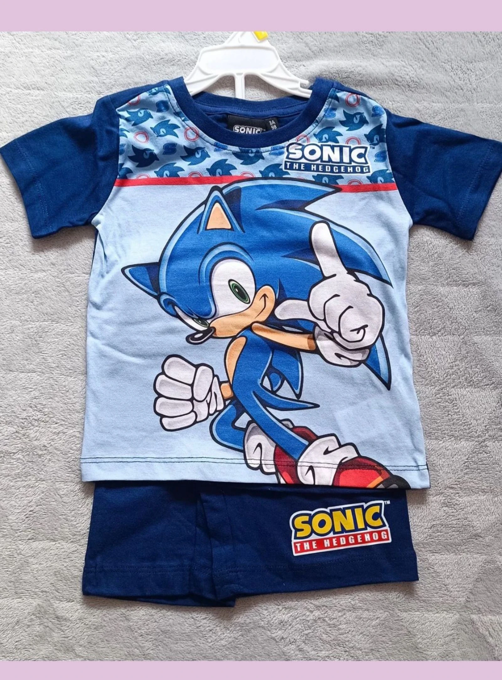 Pijama Sonic para menino de 6 anos – photo 2